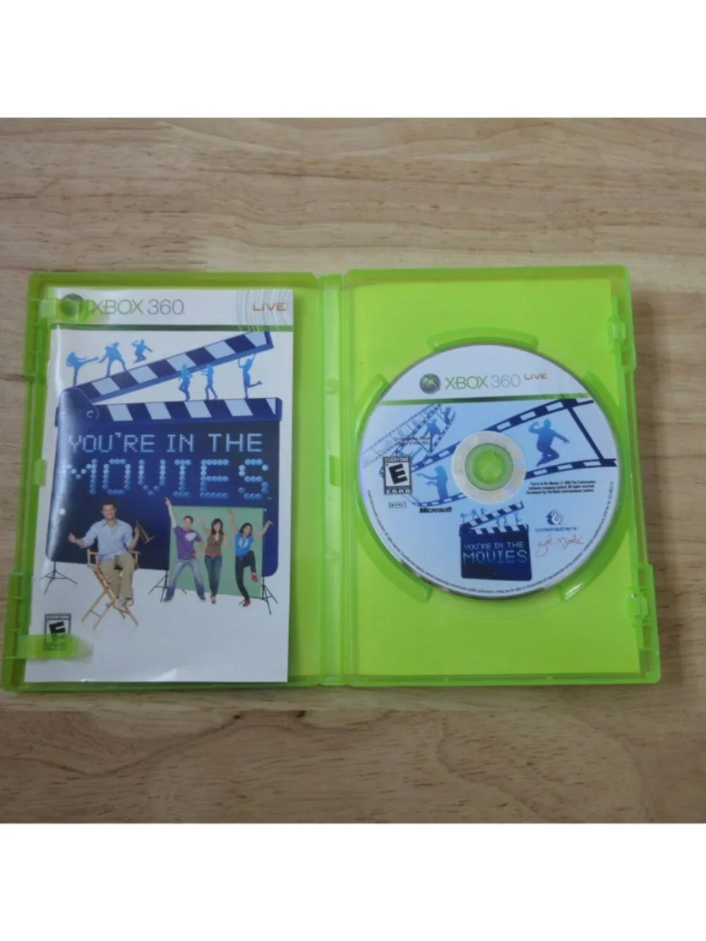 You're In The Movies - Microsoft Xbox 360 With Manual
